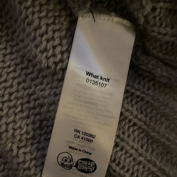 CHEAP MONDAY KNIT SWEATER - Picture 3 of 3